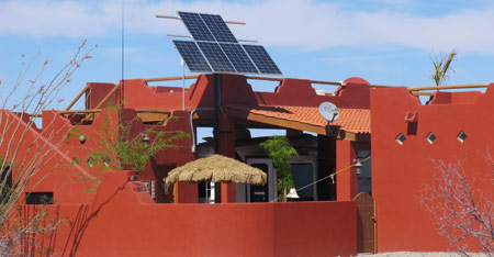 Solar powered home in El Dorado Ranch